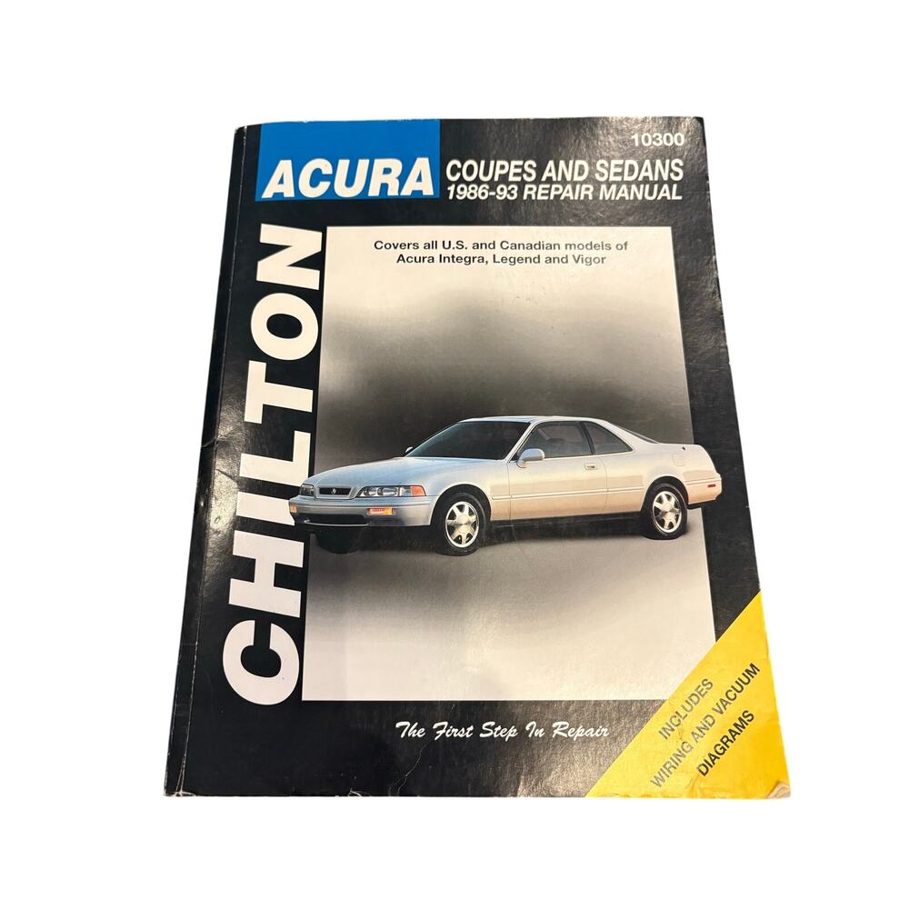 Chilton Acura 1986–1993 Repair Manual Integra Legend Vigor Shop Service Book GUC